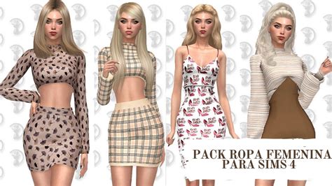 pack ropa tumblr sims 4.